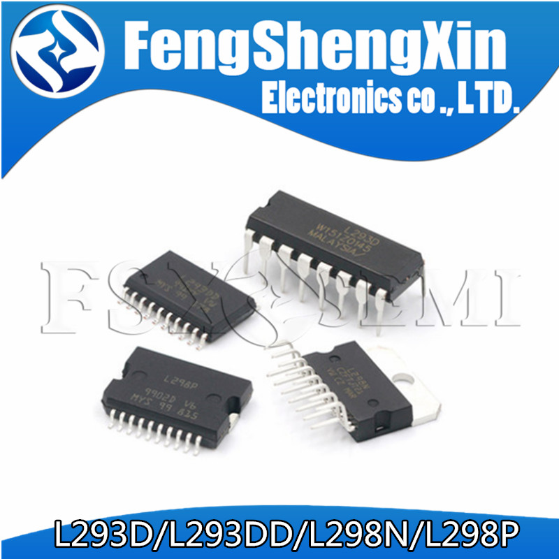 5 Cái / lốc L293D DIP-16 L293DD SOP20 L298N ZIP-15 L298P HSOP-20 PUSH-PULL BỐN DÂY CÓ IC DIODES