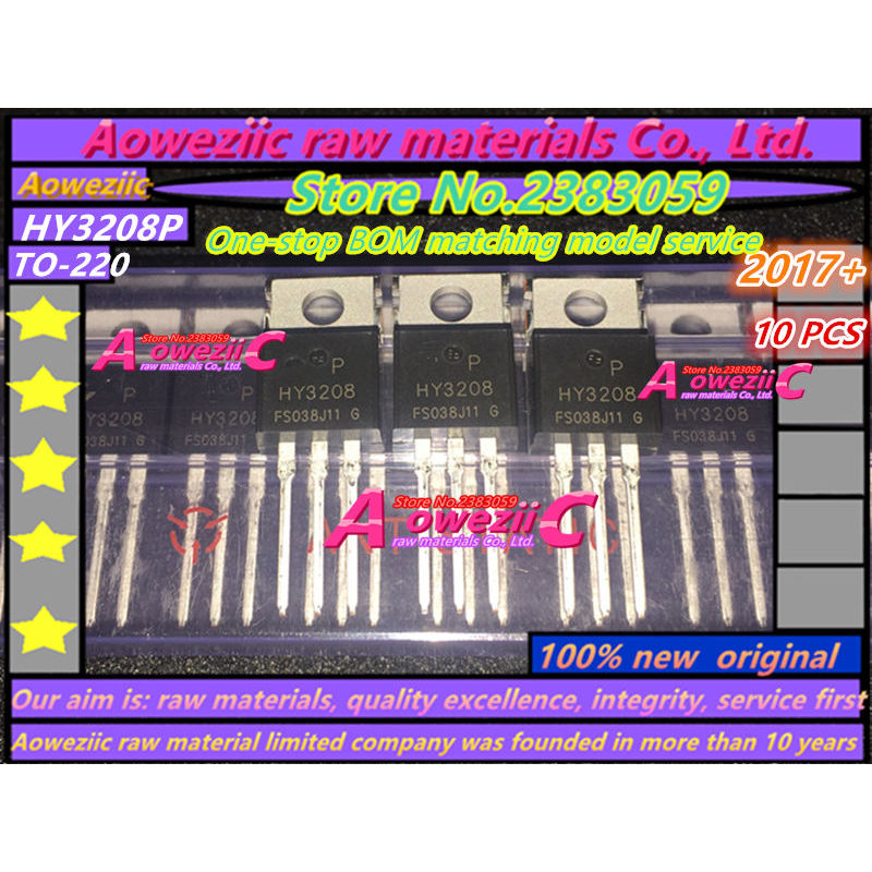 Aoweziic 2017 + 100% mới nguyên bản HY3208 HY3208P TO-220 Hiệu ứng trường ống MOS 80V 120A