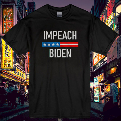Áo sơ mi mới Impeach Biden Nam & Logo Áo thun