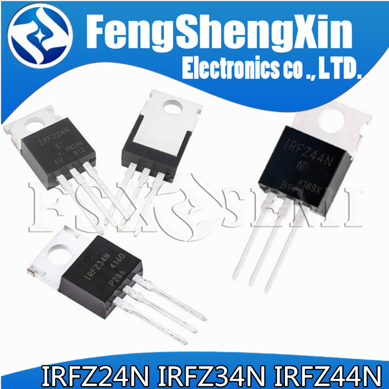 10 Cái / lốc IRFZ24N IRFZ34N IRFZ44N TO-220 IRFZ24 IRFZ34 IRFZ44 TO220 MOSFET Điện