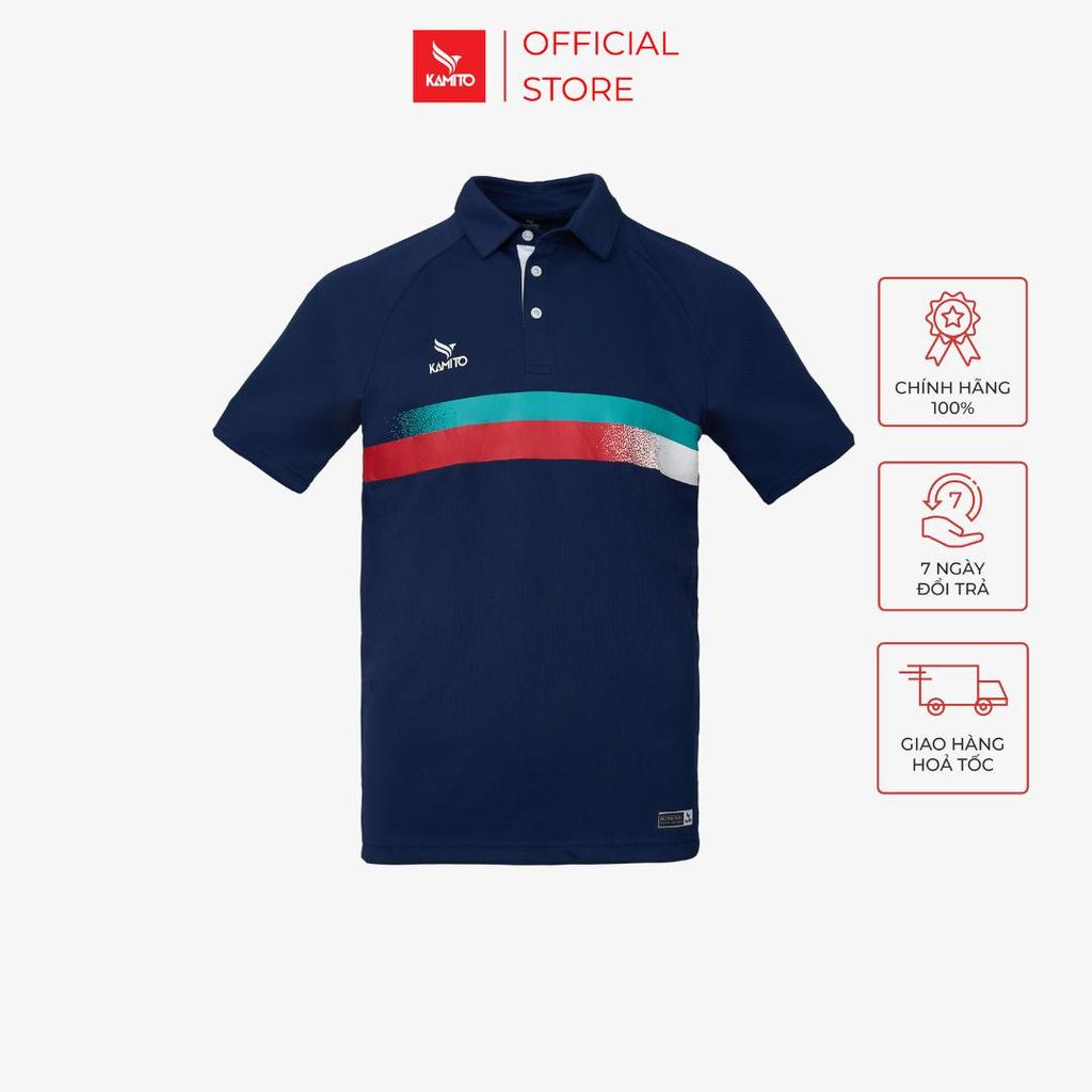Áo Thể Thao Kamito, Áo Thun Thể Thao Kamito, Áo Polo Cầu Lông, Pickleball, Tennis Kamito Lux V1