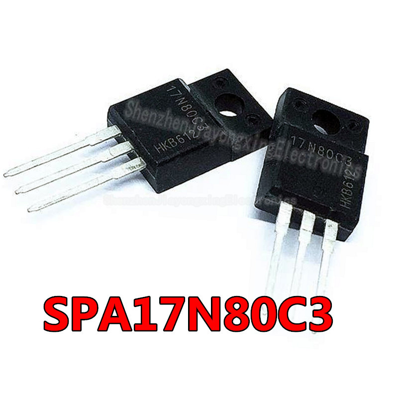 10 Cái / lốc SPA17N80C3 ĐẾN 220F 17N80C3 ĐẾN 220F 17N80 SPA17N80 800v 17A Mới nguyên bản tại chỗ bán