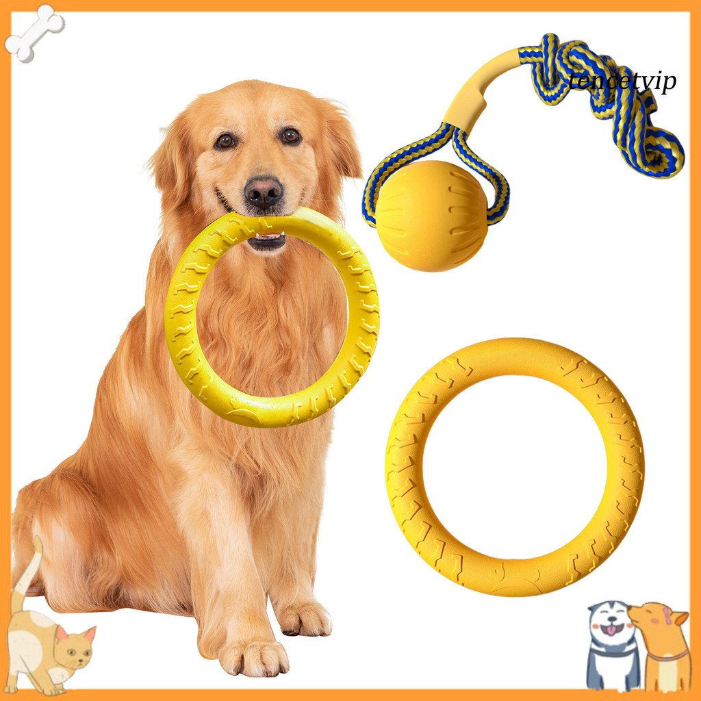 [VIP] Đĩa Bay Cho Chó Đồ Chơi Chống Cắn Kéo Vòng Huấn Luyện Chó Nhai Bóng Cho Kẻ Nhai hung hãn Tương