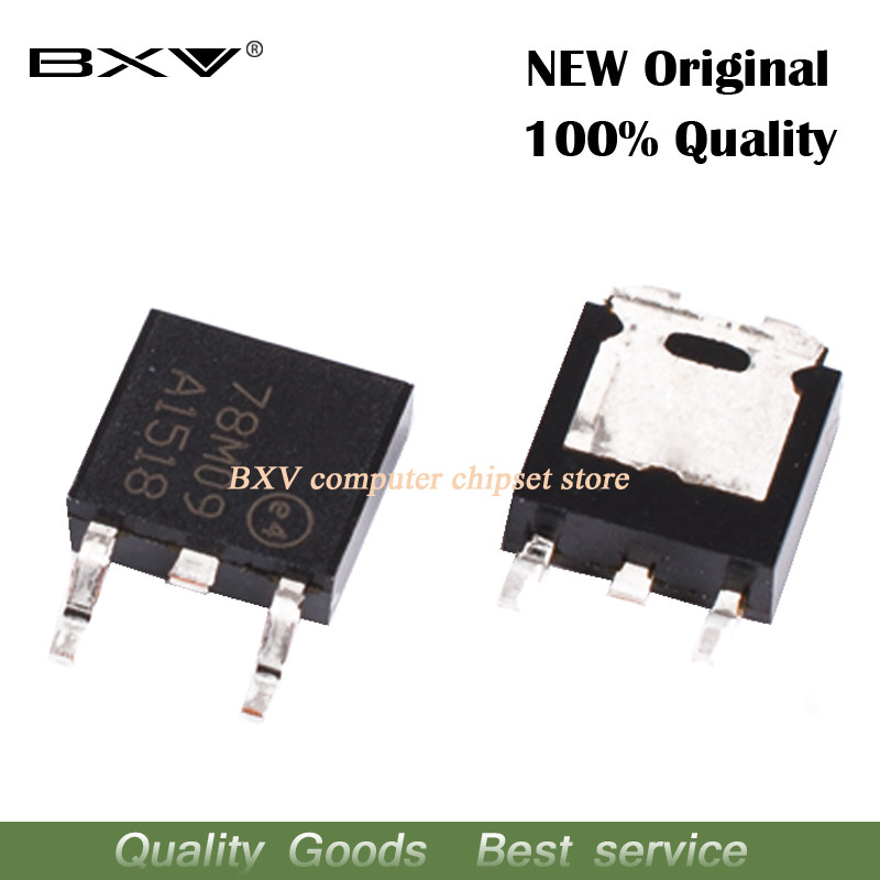 CR-10 CÁI L78M09CDT ĐẾN 252 78M09 SMD L78M09 TO252 Bộ điều chỉnh ba thiết bị đầu cuối mới và nguyên 