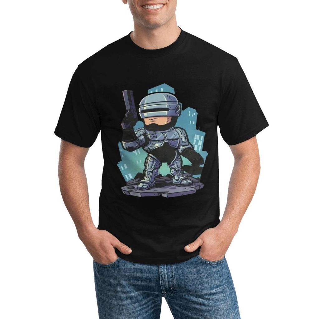 Áo Cotton Robocop Oldschool Nghệ Thuật, Phù Hợp Mọi Mùa