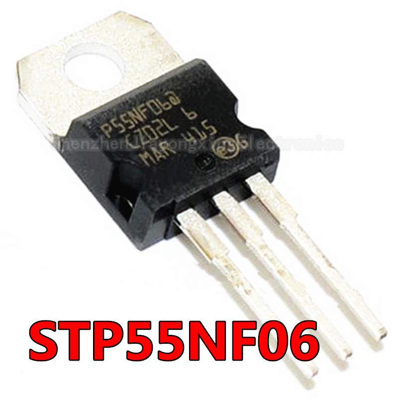 10 CÁI STP55NF06 ĐẾN 220 P55NF06 TO220 55NF06 bóng bán dẫn MOS FET mới