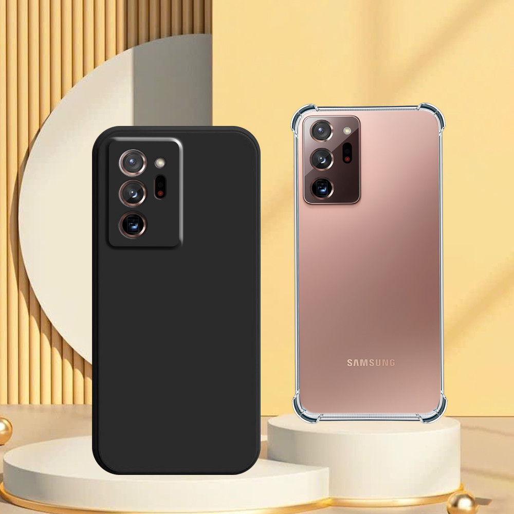 Ốp lưng Samsung Note 20 / Note 20 Ultra / Note 20 Ultra 5G ốp trong chống sốc và ốp tpu dẻo đen