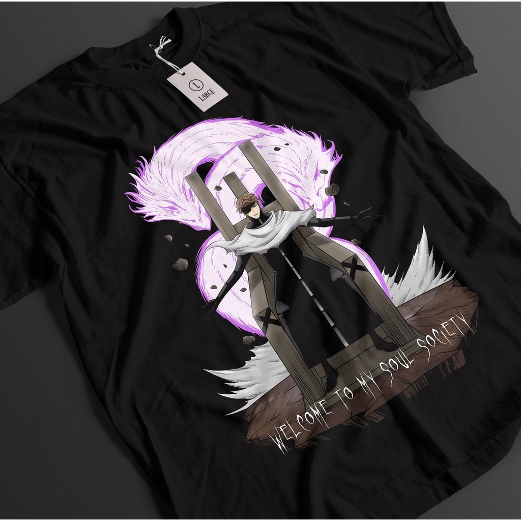Bleach Anime Áo Aizen Áo Thun Ichigo Bankai Áo Thun Yhwach Zaraki Unisex Tee