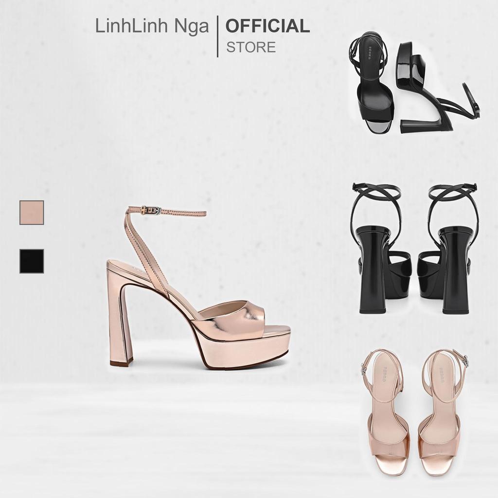 Giày PEDRO Leather Ankle Strap Heel Sandals - PW1-25580413 chính hãng đủ bill