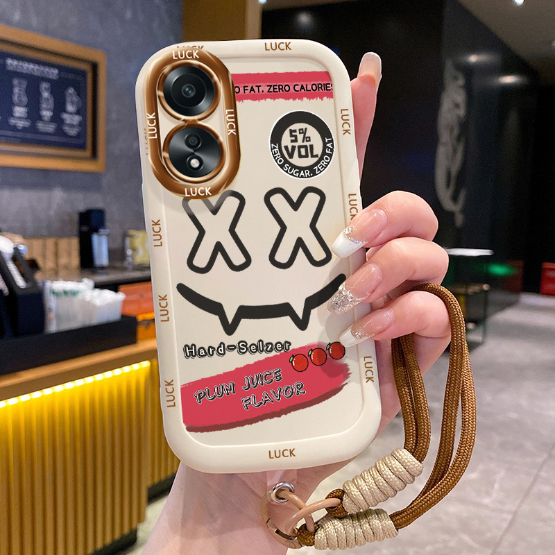 Ốp Lưng OPPO A58 4G A78 4G A58 5G A58X 5G A78 5G A1X 5G A2X 5G Case Sáng tạo Với Lanyard