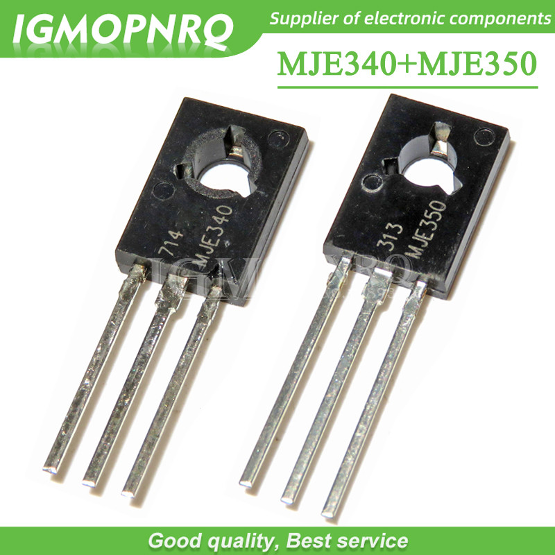 10 chiếc (5 CÁI MJE340 + 5 CÁI MJE350) ĐẾN 126 KSE340 KSE350 TO126 ống khuếch đại nguyên bản mới