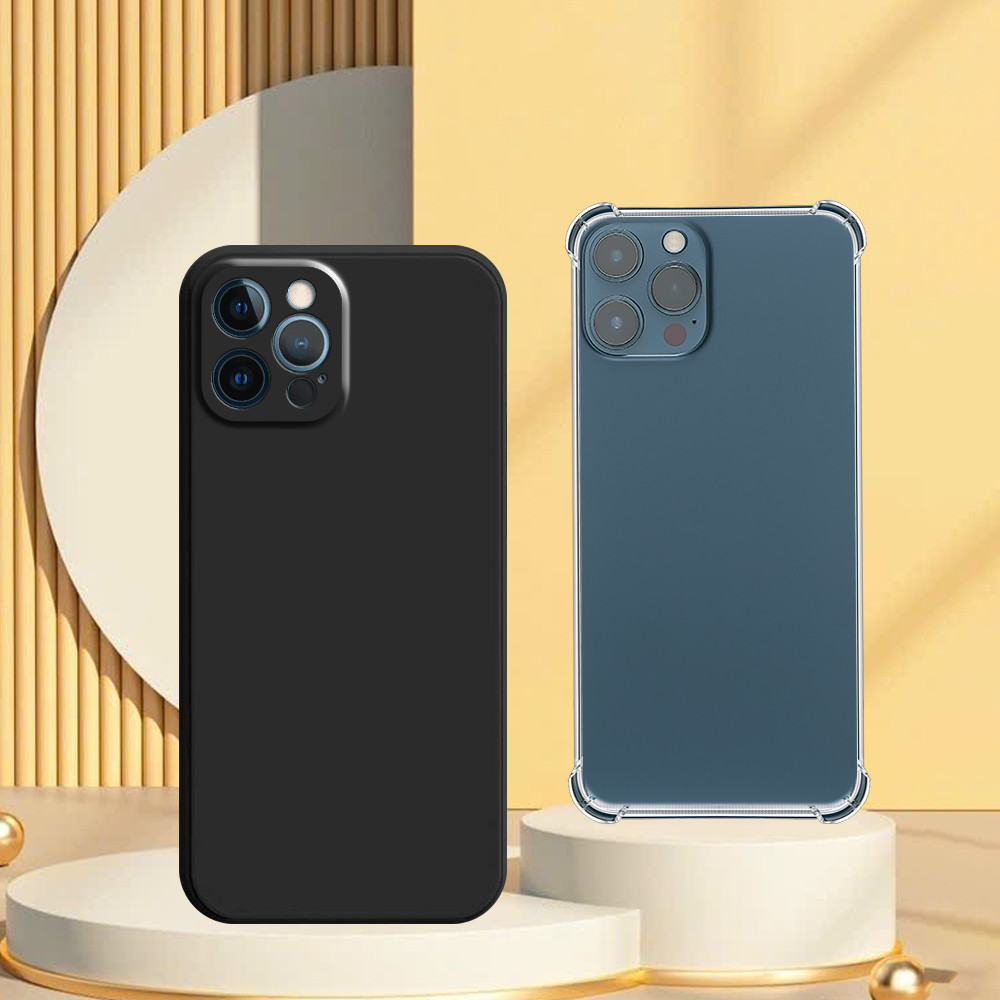 Ốp lưng iphone 12 12 Pro 12 Pro Max 12 Mini ốp trong chống sốc và ốp tpu dẻo đen