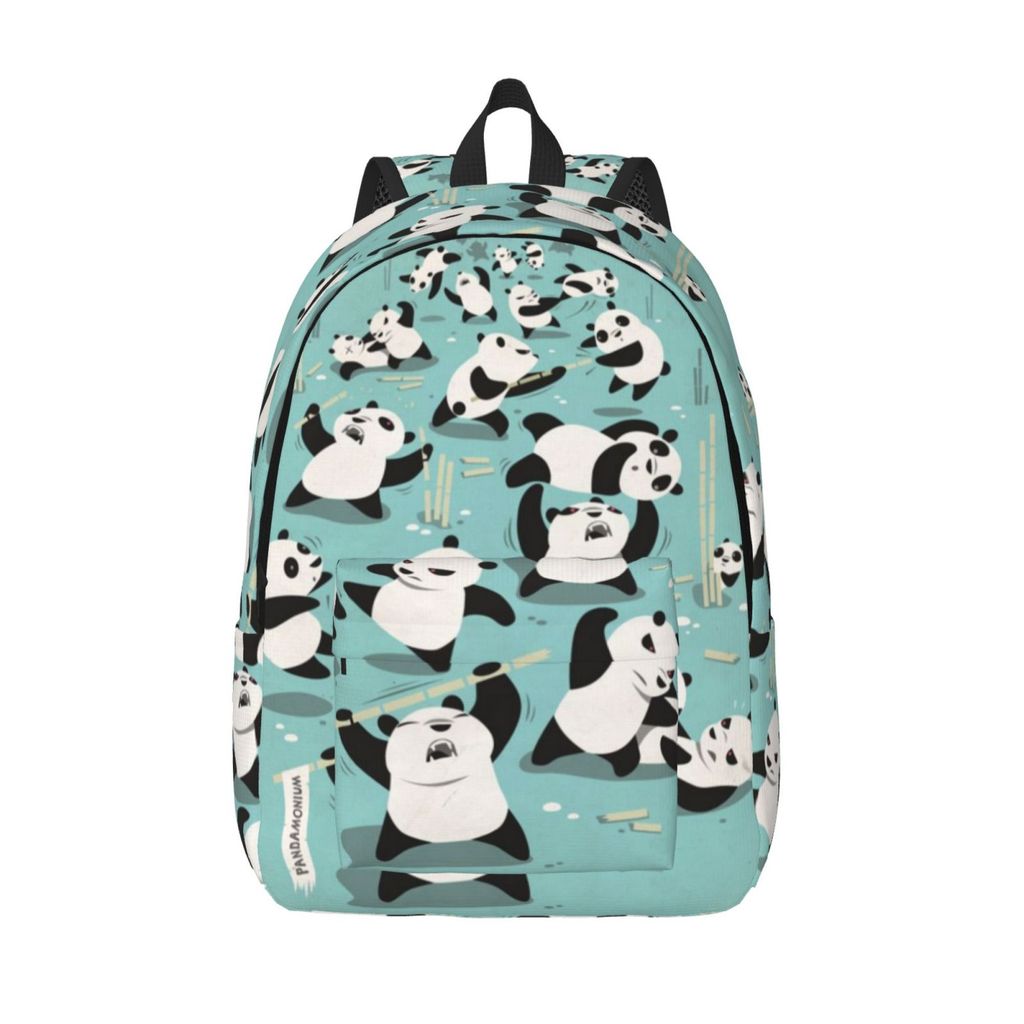 Panda Boy School Ba Lô Tiểu Học Giữa Bookbag Laptop Thiếu Niên Chống Thấm Nước Nhẹ