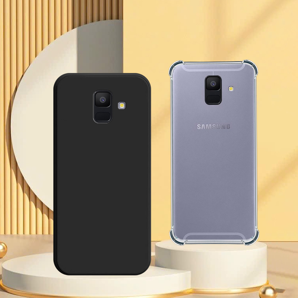 Ốp lưng Samsung A6 2018 / A6 Plus ốp trong chống sốc và ốp tpu dẻo đen