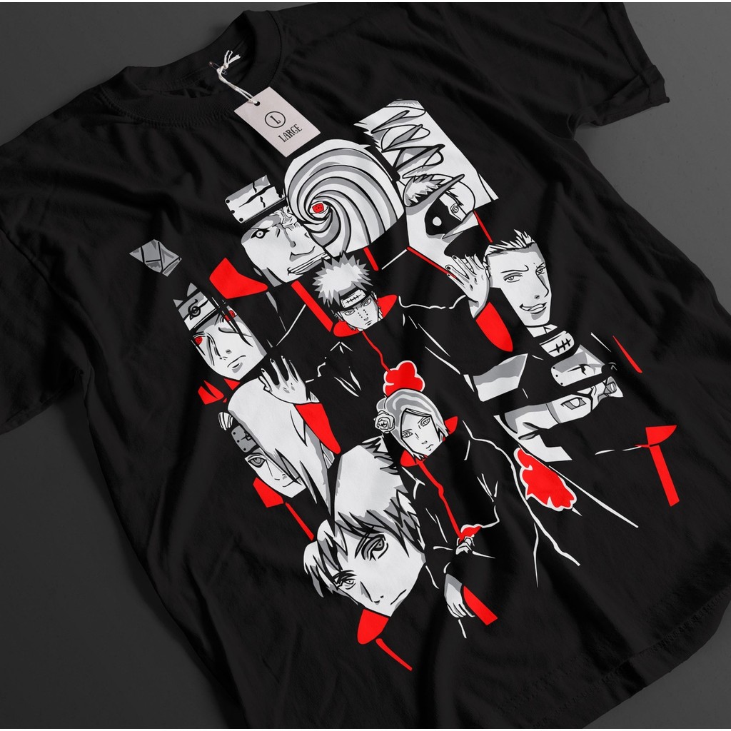 Naruto Áo Sơ Mi Akatsuki Áo Thun Itachi Đau Obito Anime Đồ Họa Unisex Tee
