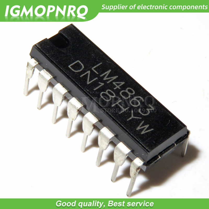 10 CÁI LM4863D DIP16 LM4863 DIP 16 4863D khuếch đại âm thanh IC