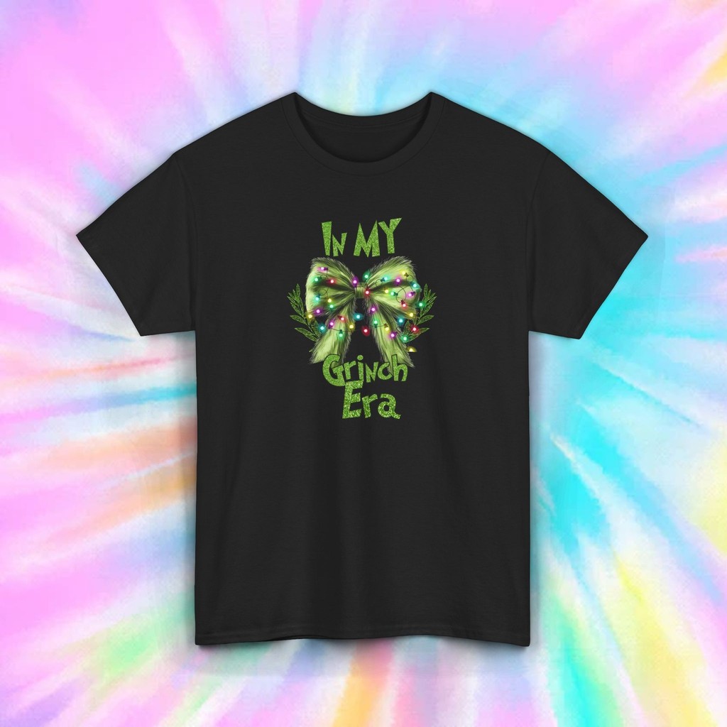 Áo sơ mi thời đại Grinch Vui ngày lễ Giáng sinh Đèn Grinch Lấy cảm hứng từ quà tặng Tee