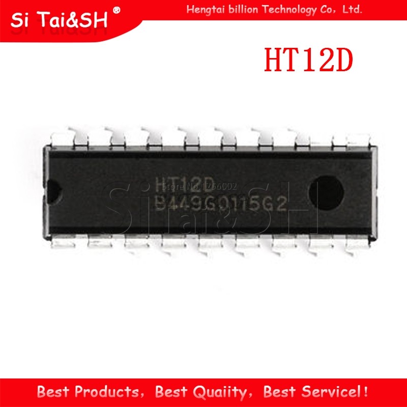 5 CÁI HT12D và 5 CÁI HT12E DIP18 HT 12D + HT 12E HT12 nguyên bản mới