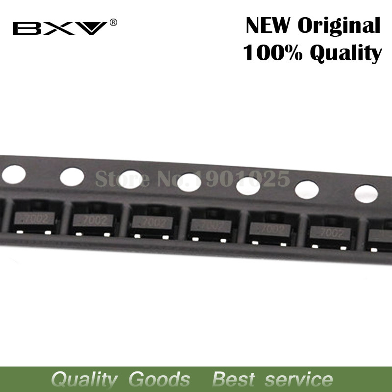 CR-50 CÁI 2N7002LT1G SOT23 2N7002 SOT 23 SMD 702 MMBT7002LT1G 60 V, 115 mA mới và nguyên bản