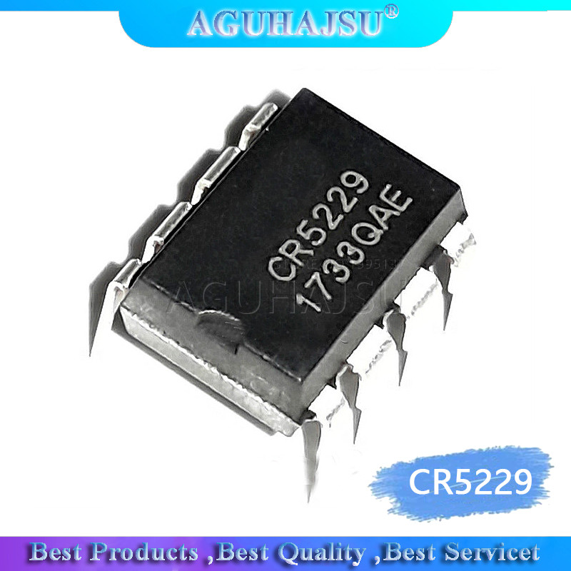 5 Chiếc CR5229 AC / DC Chip Nguồn Bộ Điều Khiển Nguồn Bộ Tích Hợp Khối Nội Tuyến DIP 8