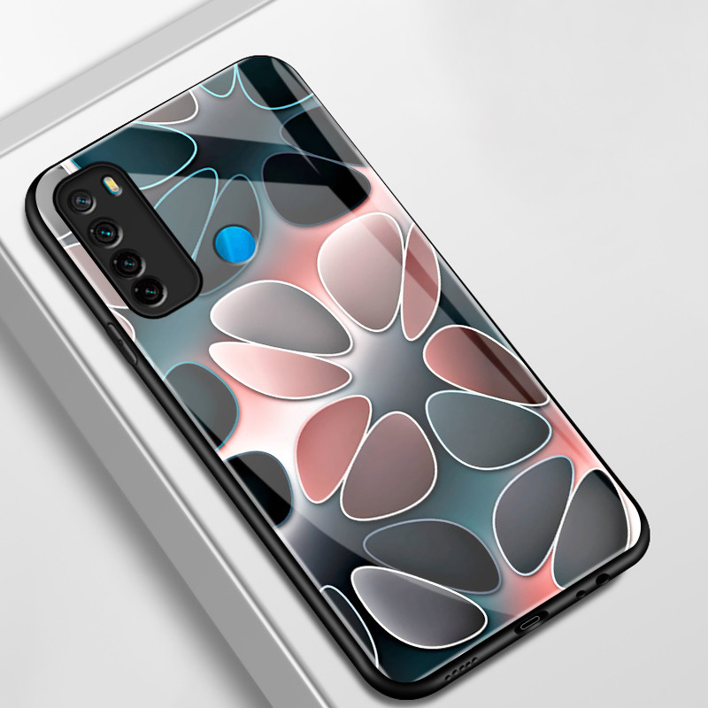Ốp Lưng Cho Xiaomi Redmi Note 8 8T 8 Pro Điện Thoại Pebble Vỏ Kính Chống Sốc