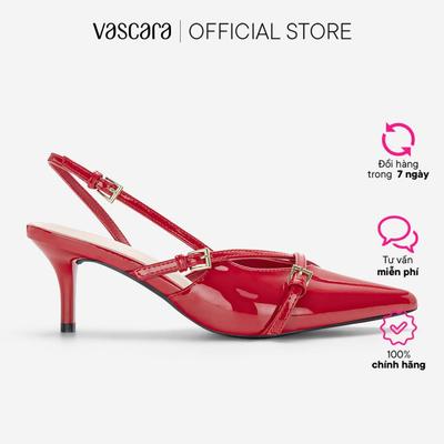 Vascara Slingback Mũi Nhọn Nhấn Khóa Trang Trí - BMN 0771