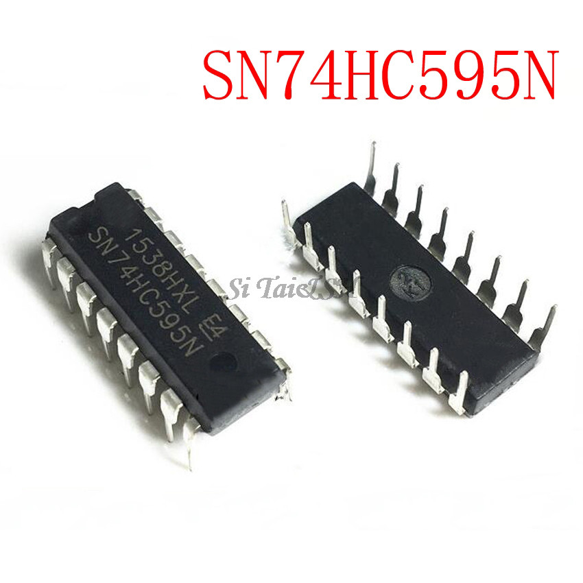 HT-10 CÁI SN74HC595N SN74HC595 DIP16 DIP 74HC595N 74HC595 Mới nguyên bản