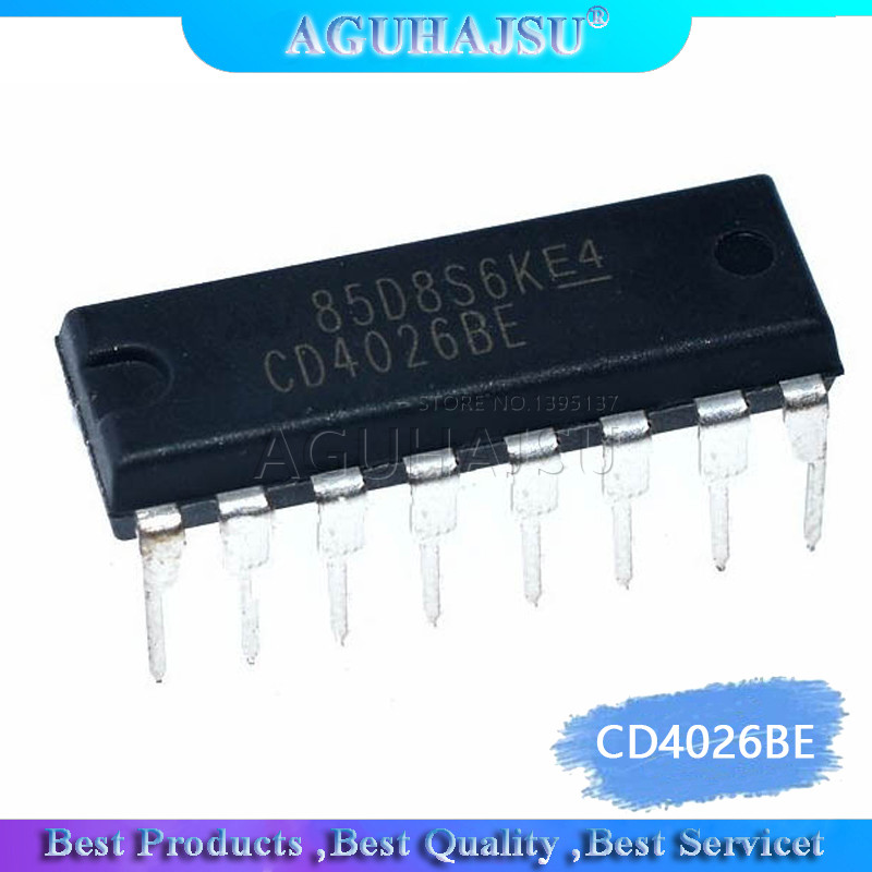 10 Chiếc CD4026BE DIP CD4026 DIP16 HEF4026BP DIP 16 HCF4026BE IC Mới Và Nguyên Bản