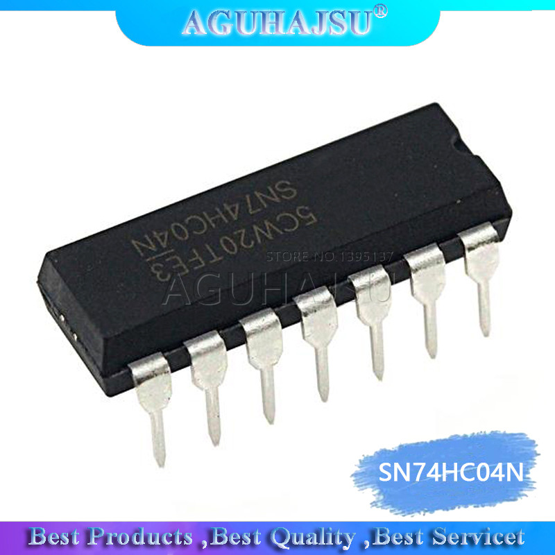 10 CHIẾC SN74HC04N DIP14 SN74HC04 DIP 74HC04N DIP 14 74HC04 IC mới và nguyên bản
