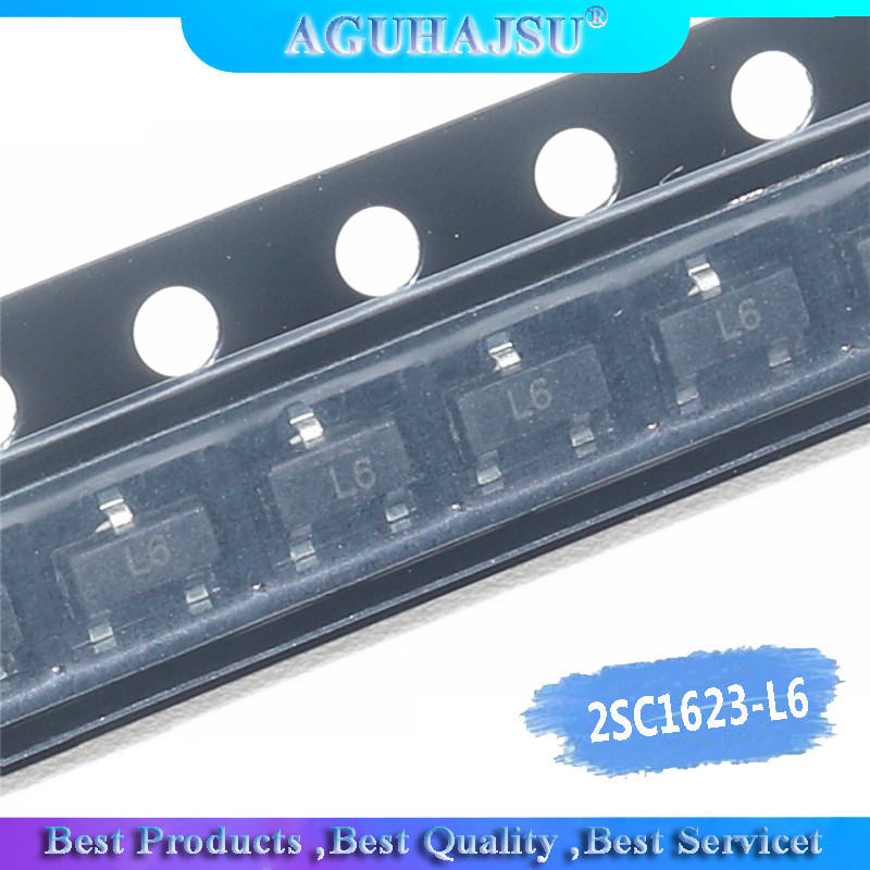 100 Chiếc 2SC1623 L6 SOT 23 2SC1623 L6 NPN Silicon Epitaxial Transistor Mới Và Nguyên Bản