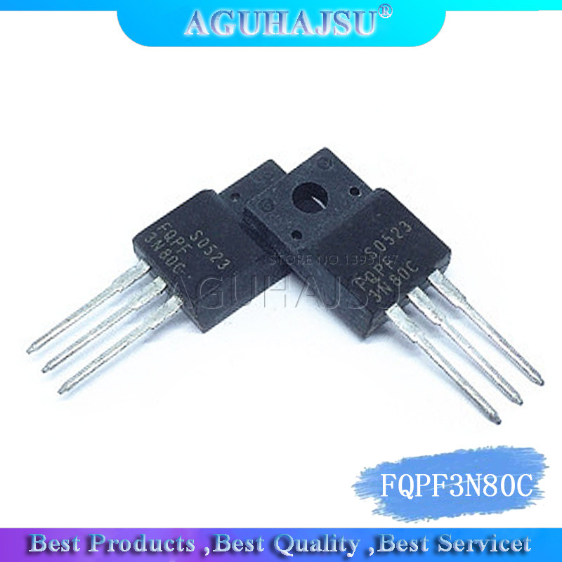 10 Cái / lốc 3N80C FQPF3N80C Chính Hãng ĐẾN 220F
