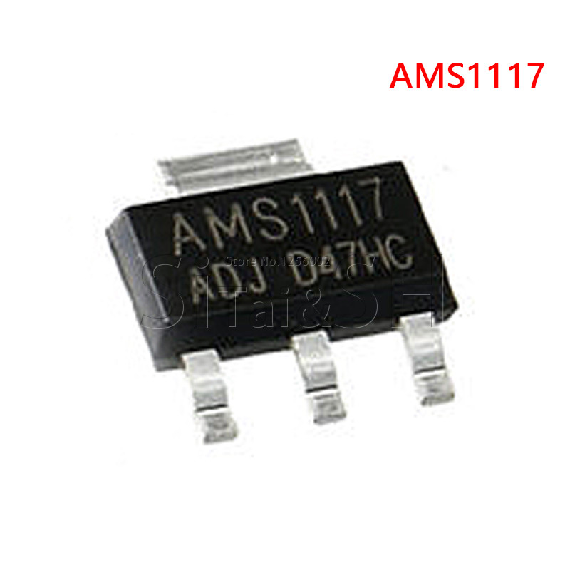 HT-50 chiếc AMS1117 5.0 AMS1117 AMS1117 5V SOT223 SMD Mới nguyên bản