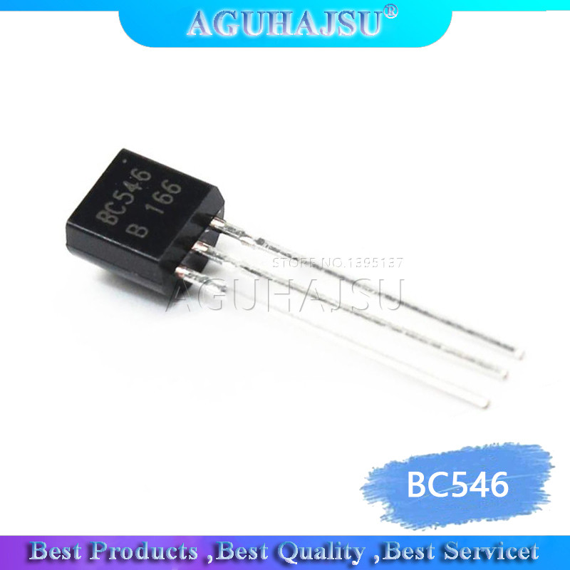 100 CÁI BC546 ĐẾN 92 BC546B TO92 546B bóng bán dẫn triode mới