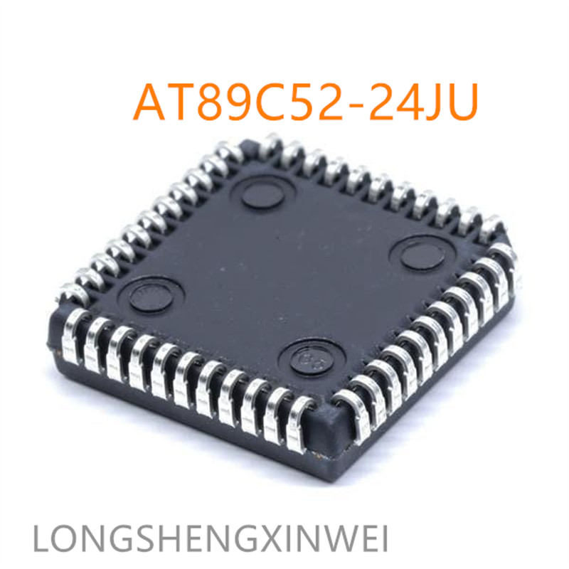 SHDJ-1PCS Mới Chính Hãng AT89C52 24JU 89C52 Miếng Dán PLCC44 Vi Điều Khiển