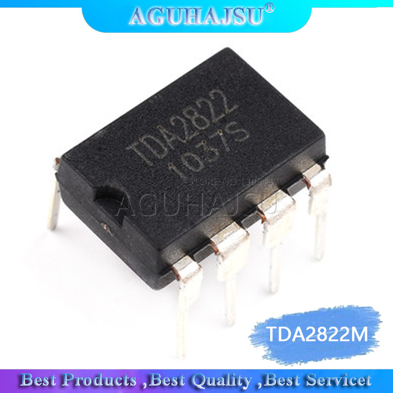 10 CÁI TDA2822M DIP8 TDA2822 DIP 2822M DIP 8 IC mới và nguyên bản