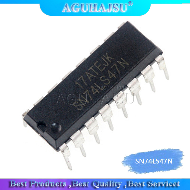 10 CÁI SN74LS47N DIP16 SN74LS47 DIP 74LS47N 74LS47 IC mới và nguyên bản