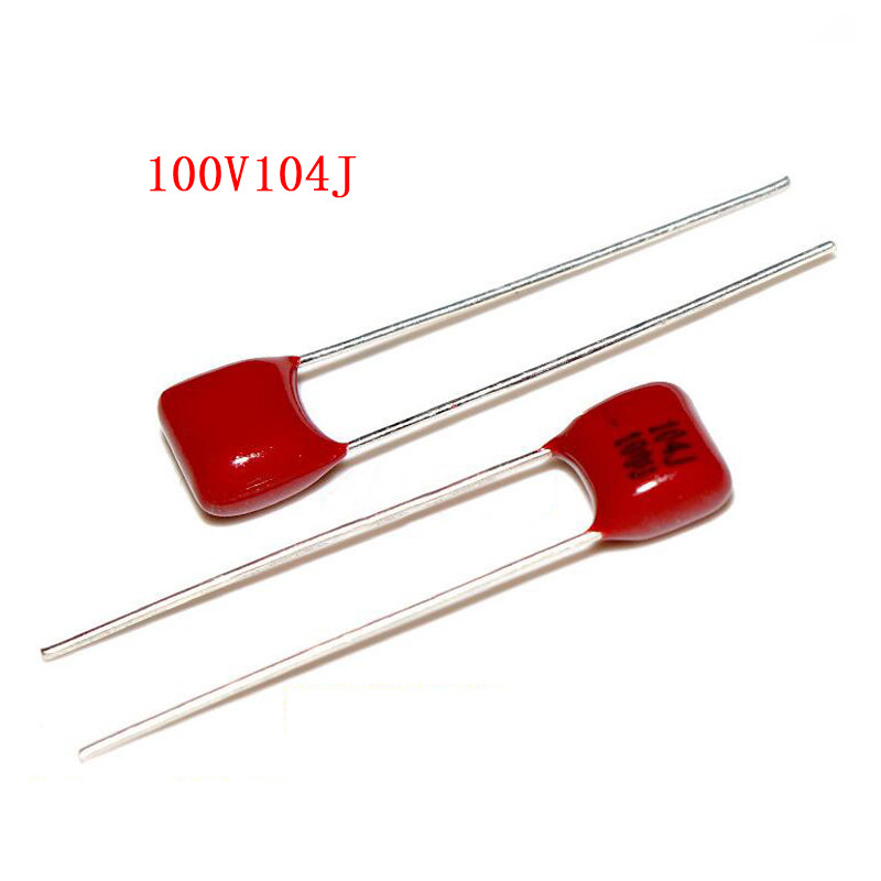 20 CÁI 100V104J CBB Pitch 5mm 100NF 0.1UF 100V 104J 104 CBB Phim Tụ Điện