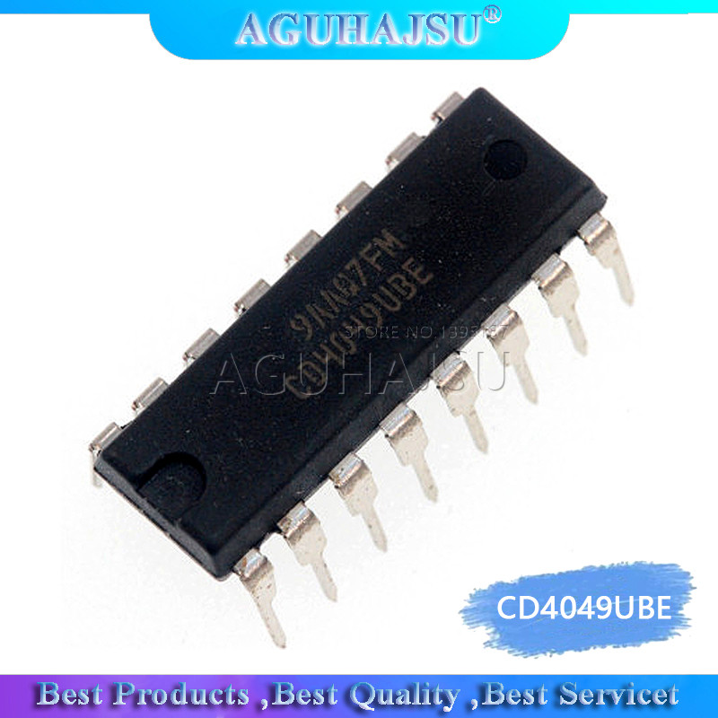 10 CÁI CD4049UBE DIP16 CD4049 DIP CD4049BE DIP 16 IC mới và nguyên bản