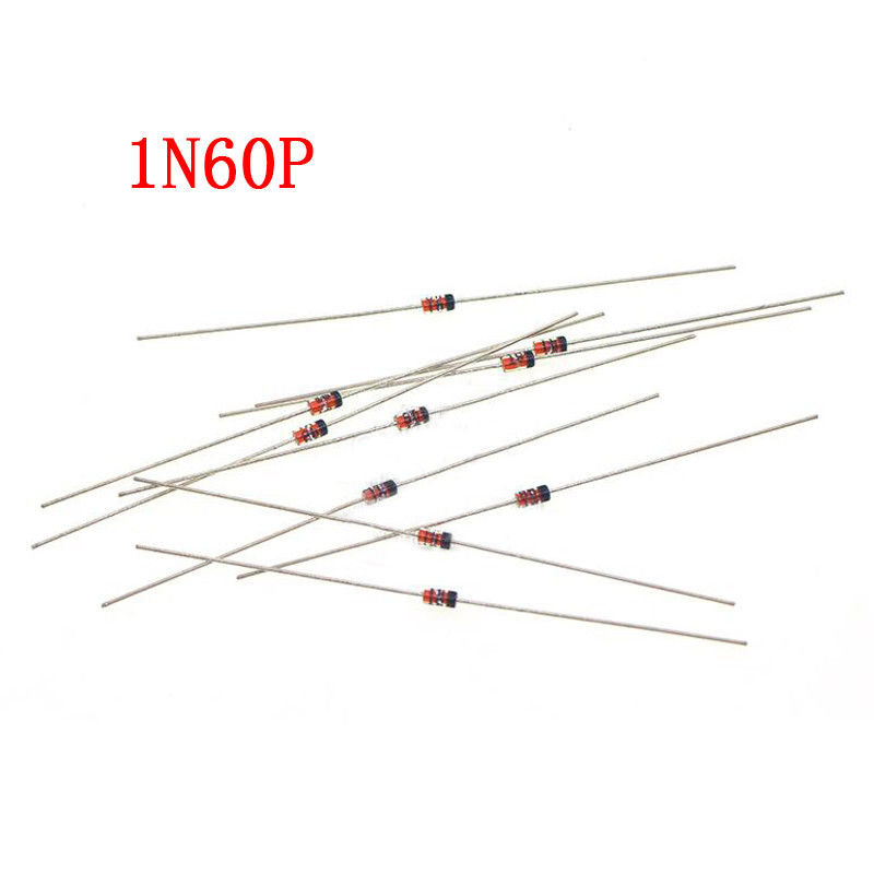 100 CÁI 1N60 1N60P Schottky Germanium Diode TV Radio FM Phát hiện