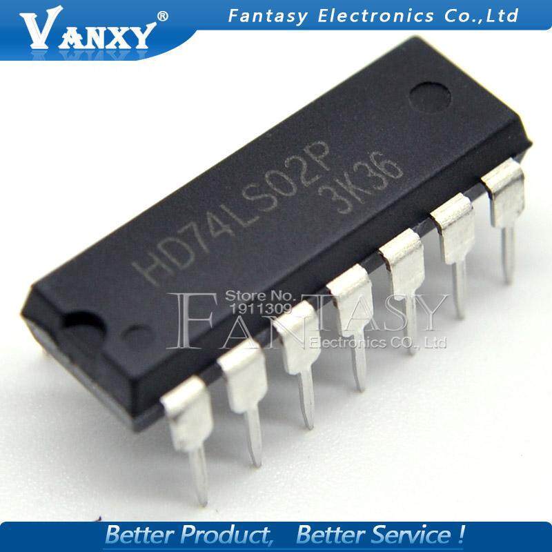 10 chiếc HD74LS02P DIP14 HD74LS02 DIP SN74LS02N 74LS02 DIP-14 SN74LS02 IC mới và nguyên bản