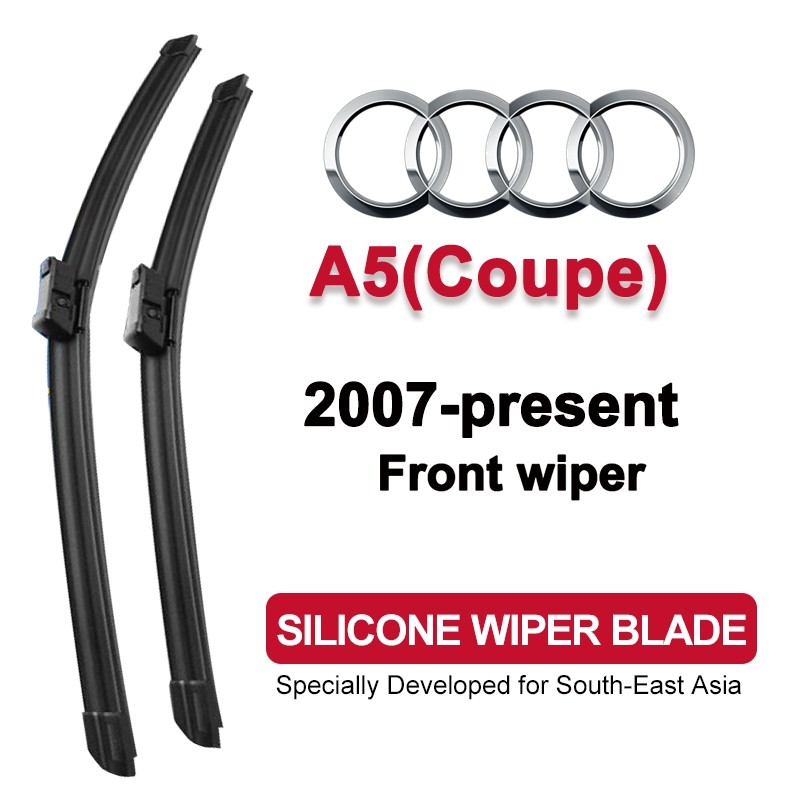 Lưỡi gạt nước ô tô cho Audi A5 (Coupe) 2007-nay (8T3 / 8TA / F53) lưỡi gạt nước kính chắn gió silico