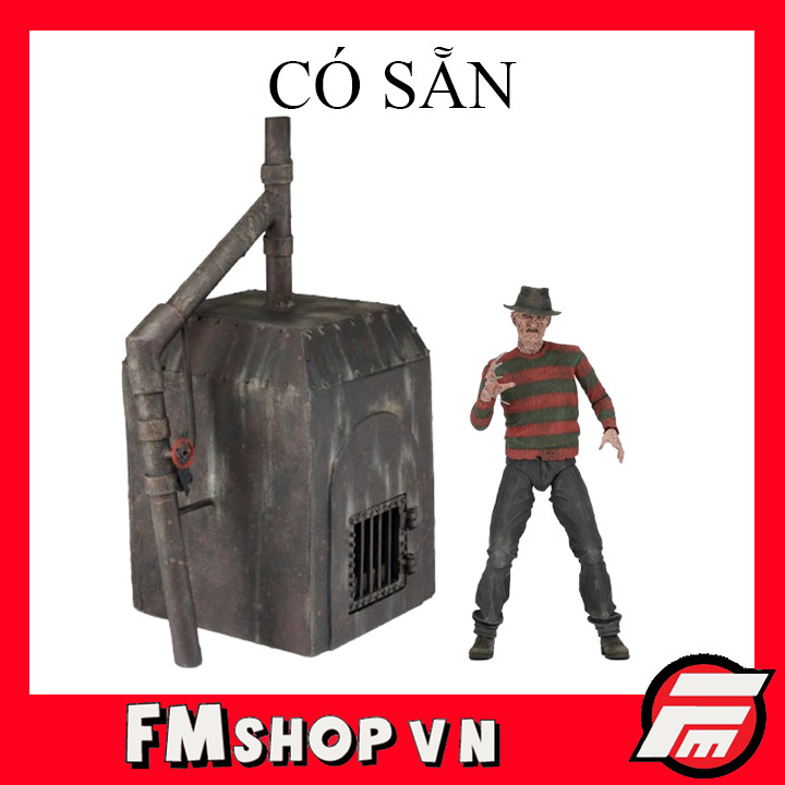 (2nd Kèm Freddy) Mô Hình Nhân Vật Neca A Nightmare On Elm Street Freddy'S Furnace Diorama