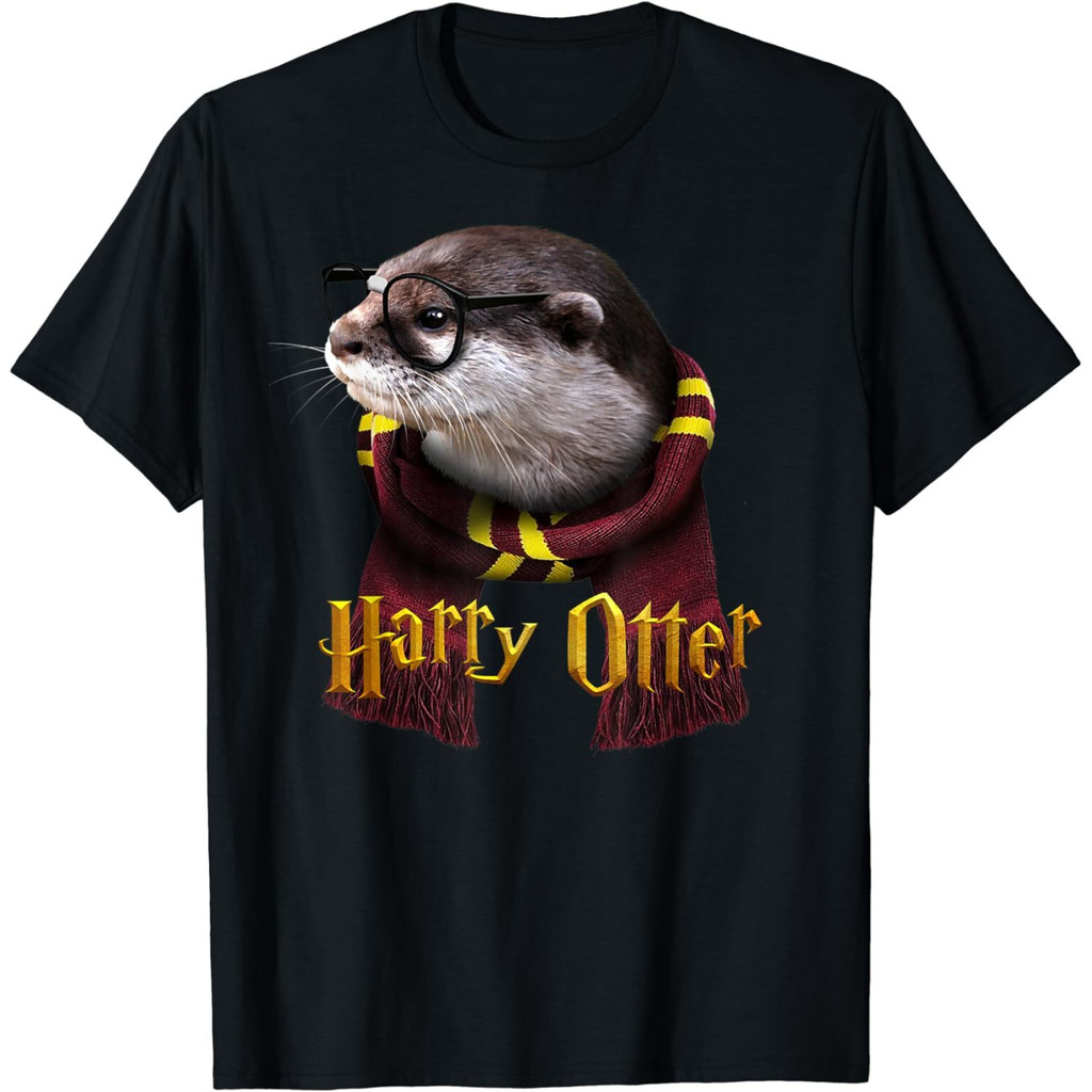 Mới Ngộ nghĩnh Otter Harry Otter Áo thun Otter dễ thương