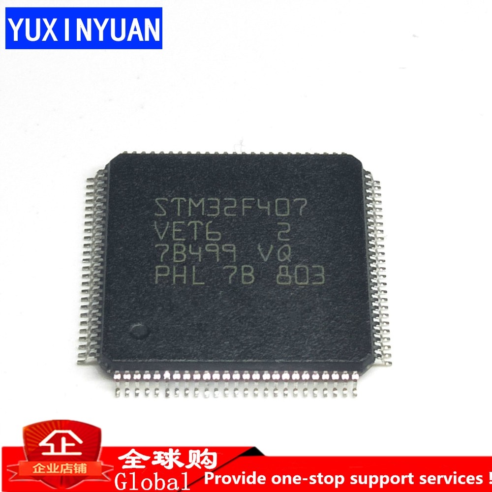 Còn hàng STM32F407VET6 STM32F407 32F407 IC MCU 32BIT 512KB FLASH 100LQFP 1 chiếc