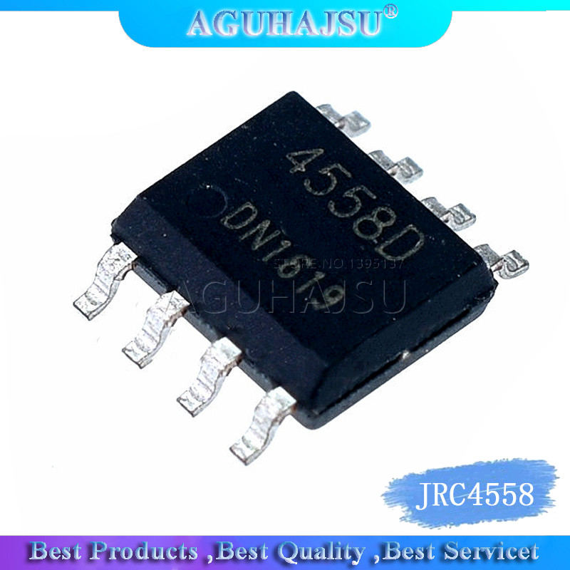 10 cái / lốc JRC4558 JRC4558D 4558 SOP 8 IC gốc và mới