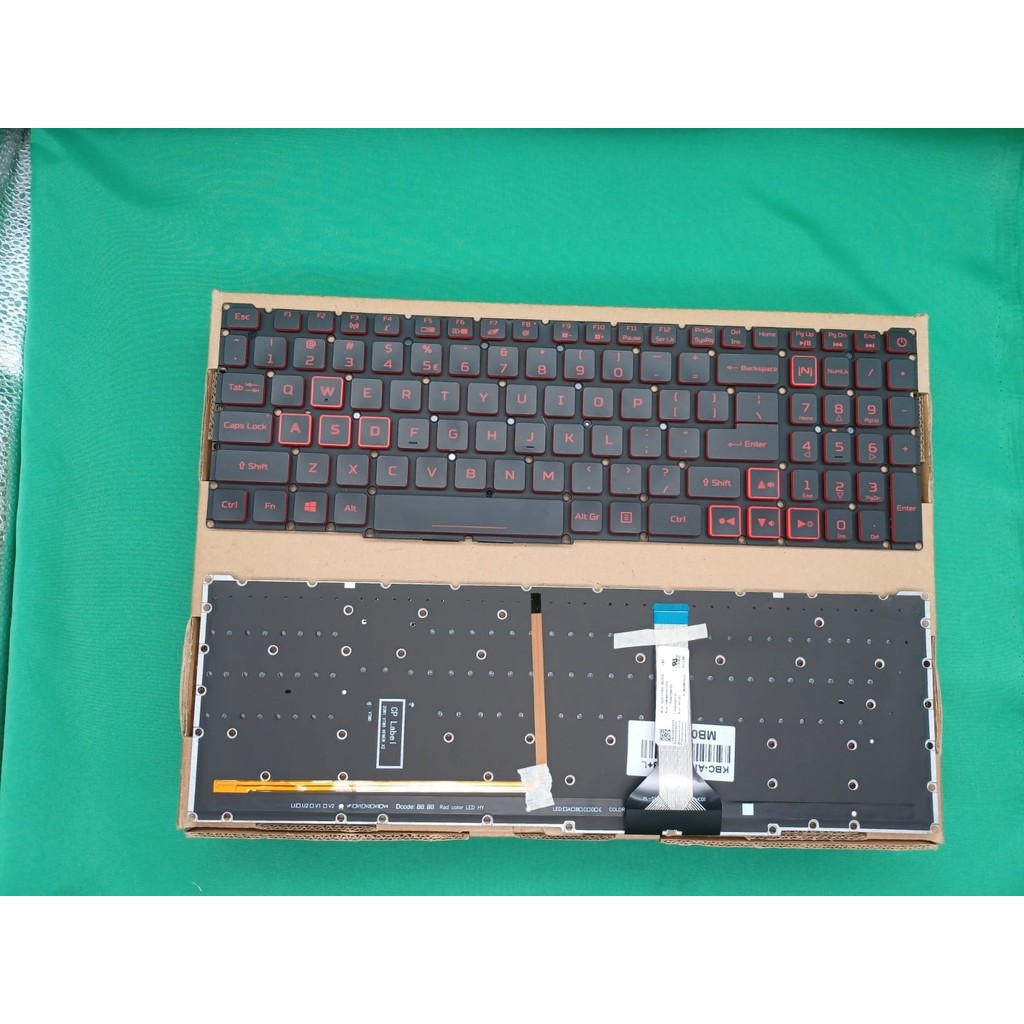 Bàn phím Backlite màu bạc Acer 5 AN515-44 AN515-54 N20c1 N18c3