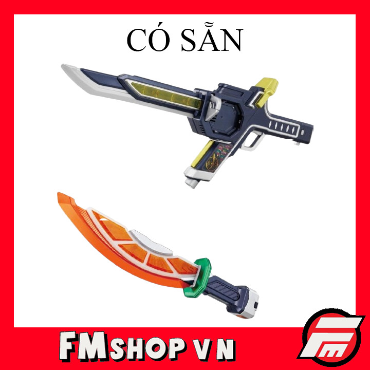 (Nobox) Mô Hình Đồ Chơi DX Musou Saber & Daidaimaru & Orange Lockseed Set