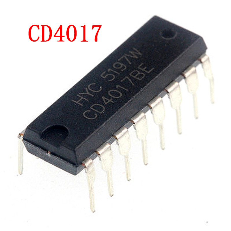 10 Cái / lốc CD4017 CD4017B CD4017BE 4017 DECADE COUNTER DIVIDER IC Mới nguyên bản
