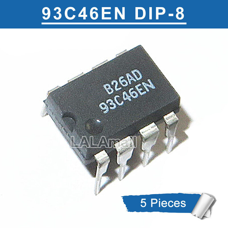 5 Chiếc 93C46EN DIP-8 AT93C46 DIP-8 93C46 DIP Bộ Nhớ Chip IC Mới Ban Đầu