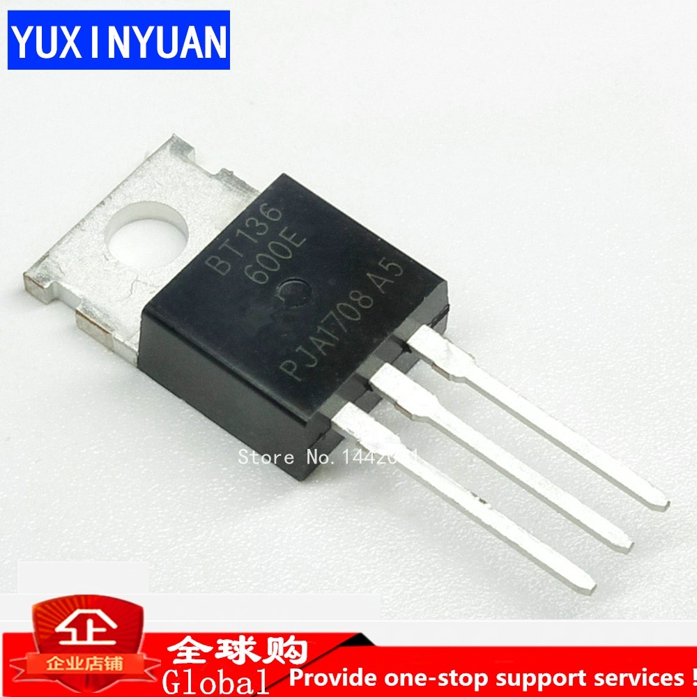 Kai-5 CÁI / LOT BT136 600E TO220 BT136 600 TO 220 BT136 136 600E IC mới và nguyên bản